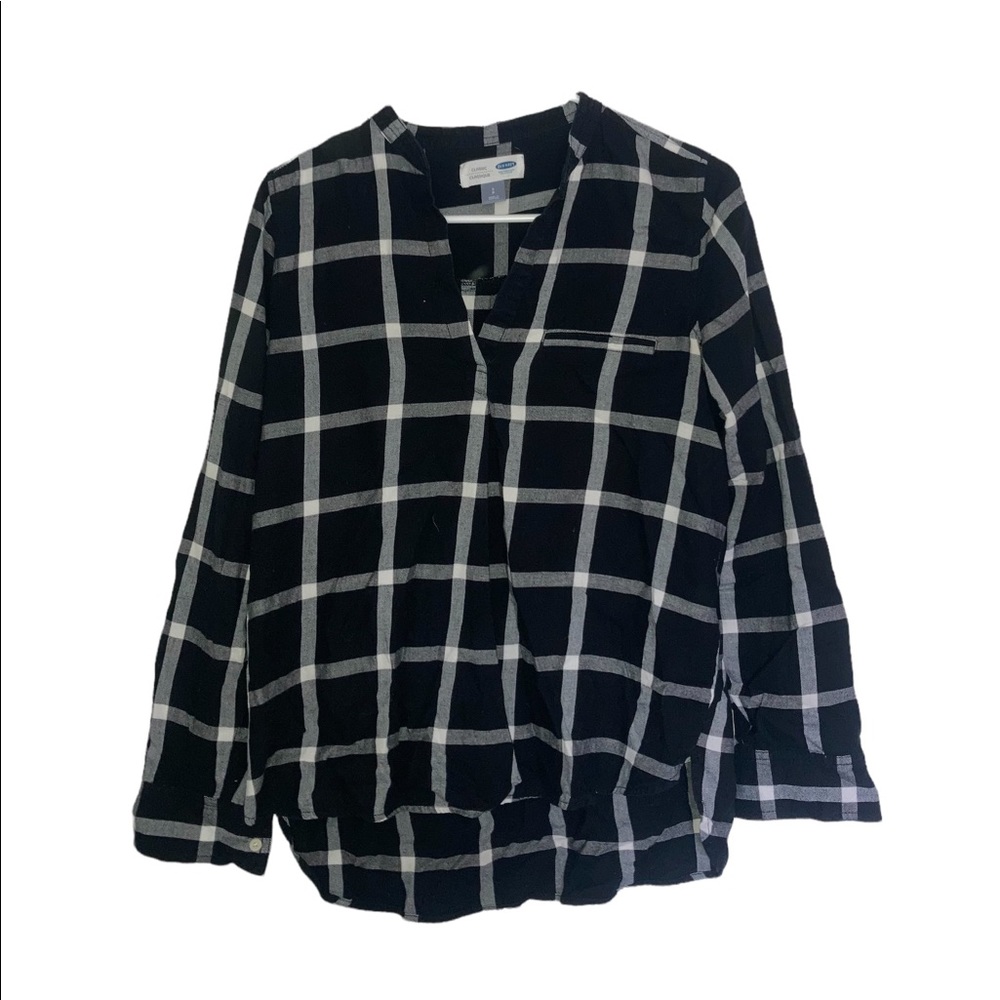 Old Navy Pullover Plaid Shirt